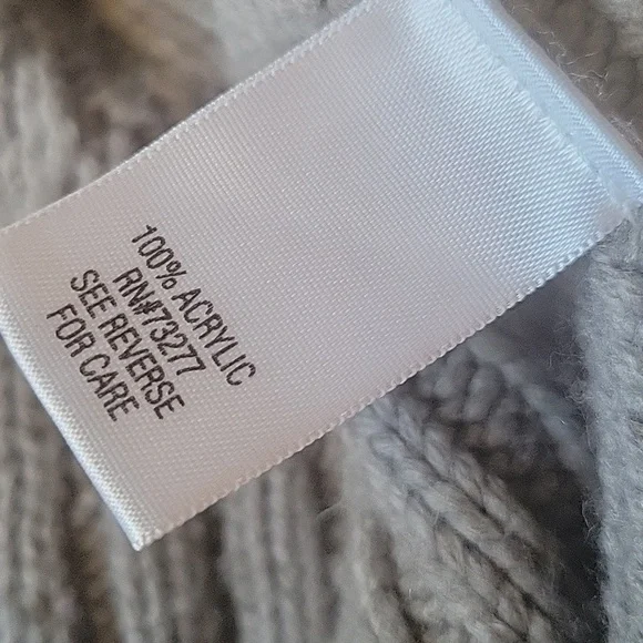 Sonoma cable knit gray sweater - Picture 4 of 6